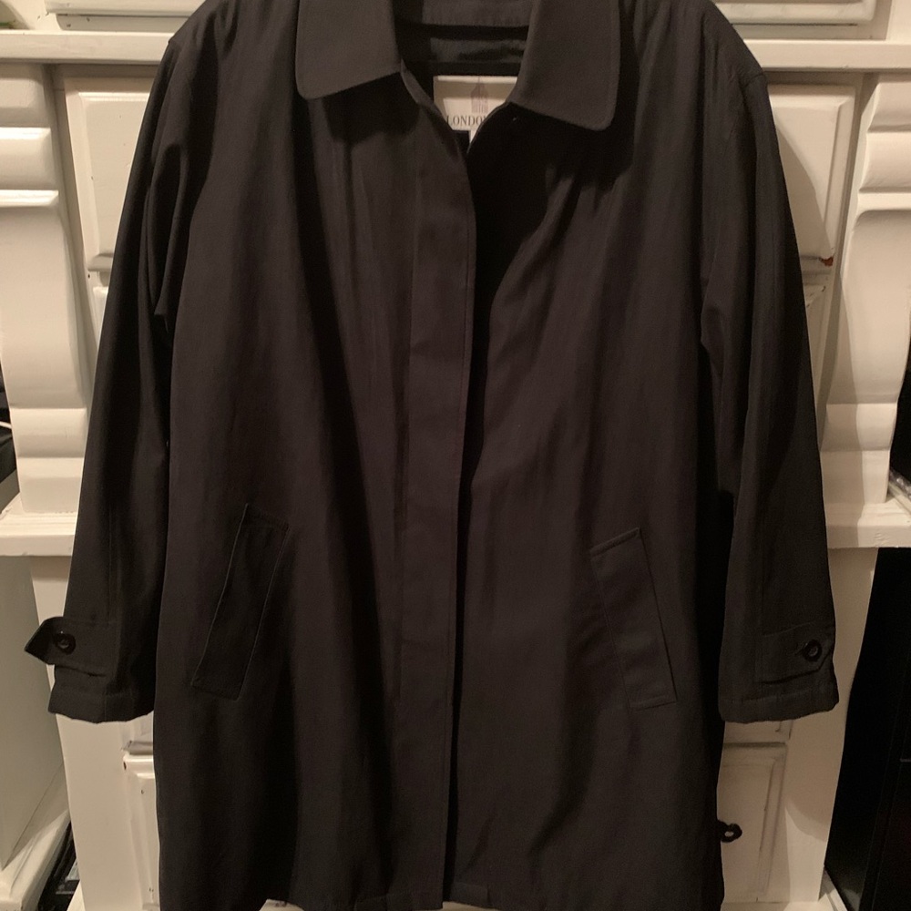 London Fog Black Zippered Jacket